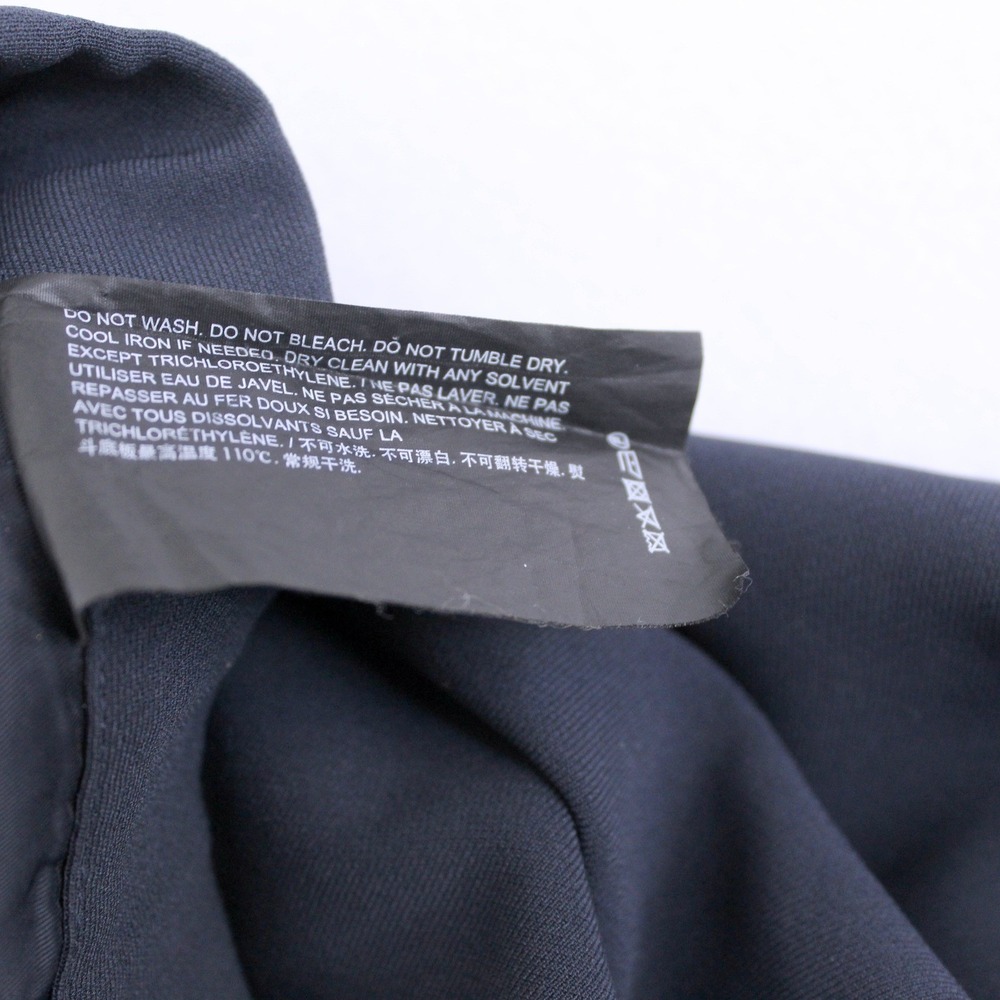 Theory Treeca Pull-On Pants Admiral Crepe Navy Blue Size 4 - Picture 12 of 14
